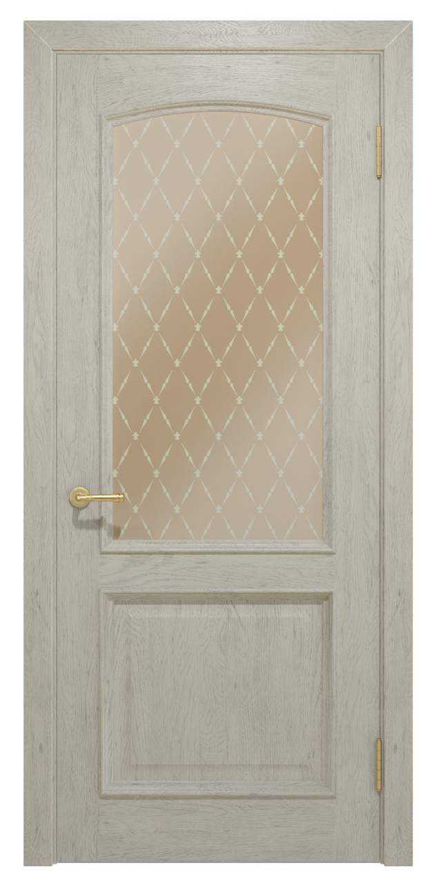 Міжкімнатні двері Elegante 012.1 молочний TM 